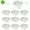 10Inch, variant on 10 Pcs 6 inch Clear Plastic Plant Saucers Flower Pot Drip Trays Garden
