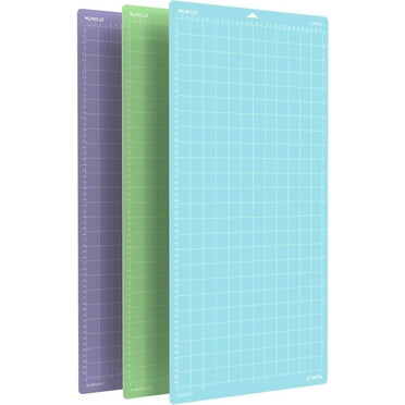 Monicut 12x24 Cutting Mat for Cricut Maker 3/Maker/Explore 3/Air 2/Air/One(Lightgrip, Standardgrip, Stronggrip), 3 Pcs Non-Slip Flexible Cutting Mats for Crafts, Quilting, Sewing and all Arts