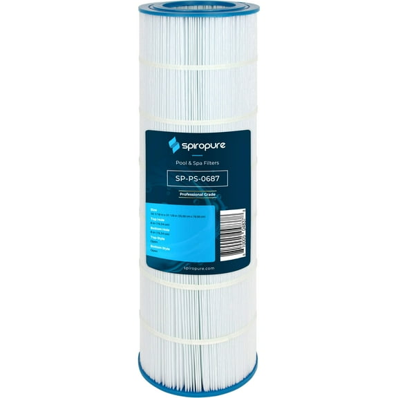 SpiroPure Replacement for Pentair CC150 R173216 160317 59054300 Pleatco PAP150-4 Unicel C-9415 Filbur FC-0687 Baleen AK-8004 Hot Tub Spa Pool Filter Replacement Cartridge