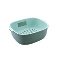 thumbnail image 2 of maskred Sturdy And Durable Washing Basket With Humanized For Multi-purpose Convenient And Practical Multifunctional Drain Basket green M, 2 of 6