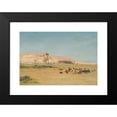 thumbnail image 2 of Joseph Farquharson 18x13 Black Modern Framed Museum Art Print Titled - Egyptian Landscape, 2 of 5