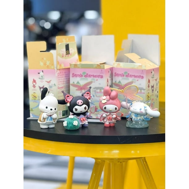 Sanrio New Rhyme Flower Blind Box Kawaii Kuromi Pochacco