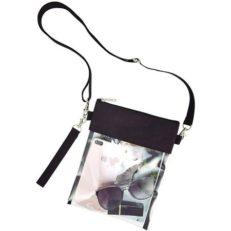 Clear Bag Stadium Approved, PVC Clear Purse Clear Crossbody Bag with ...