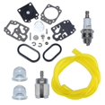 thumbnail image 3 of Fuel Filter Line Hose Primer Bulb Carburetor Repair Kit Compatible Walbro Wya Model Carburetor K20-wya Lawn Mower Engine Replace Part, 3 of 5