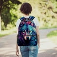 thumbnail image 6 of Lightweight Backpack Wolf School Bag Travel Laptop Daypack for Men Women Casual Rucksack, 6 of 6