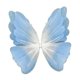thumbnail image 4 of Decoración de mariposa artificial gigante, decoración de boda de mariposa, bricolaje, creativo y lindo degradado azul claro, 4 of 9