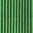 thumbnail image 1 of Ahgly Company Indoor Square Abstract Emerald Green Modern Area Rugs, 5' Square, 1 of 4