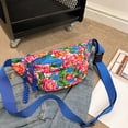 thumbnail image 4 of Fiudx Bolso Bandolera de Lona de Gran Capacidad, Mochila de Viaje para Exteriores con Correa Ajustable, Prácticos Bolsillos con Cremallera para Uso Diario, Estilo Versátil para Hombres y Mujeres., 4 of 6