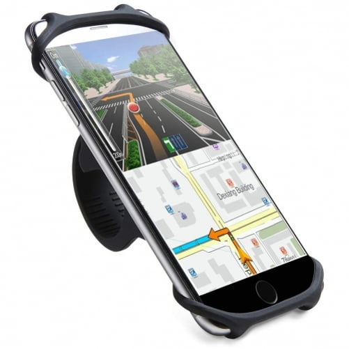 inclinable y giratorio Bolsa para manillar con ventana de visión moex Soporte de teléfono móvil para bicicleta compatible con iPhone 12 Mini color negro soporte para manillar impermeable