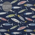 thumbnail image 5 of Shower Curtain, Sardine Washable Shower Curtain for Bathroom, Waterproof Bathroom Shower Curtain Set with Hooks Long Shower Curtain 72x72in Home Decor, 5 of 7