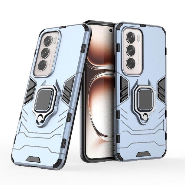Funda para OPPO Reno 12 5G con Soporte Anillo Giratorio 360° y Protección Resistente a Golpes y Caídas