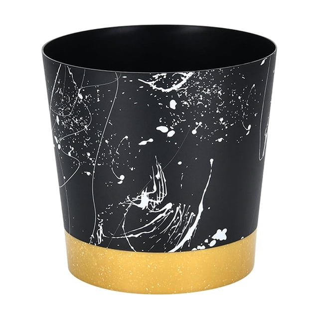 Maceta de plástico para flores,ideal para interiores y exteriores.Contenedor decorativo con orificios de drenaje para ventilación.Maceta versátil para rosas,jardinería y decoración del hogar.