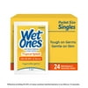 Wet Ones Antibacterial Hand Wipes, Individually Wrapped, Tropical Splash, 24 ct