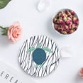 thumbnail image 4 of FMSHPON Ocean Sea Turtle Set of 4 Round Coaster for Drinks, Absorbent Ceramic Stone Coasters Cup Mat with Cork Base for Home Kitchen Room Coffee Table Bar Decor, 4 of 6