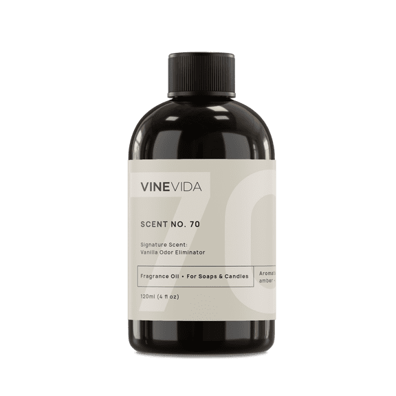VINEVIDA Scent NO. 70, Signature Scent: Vanilla Odor Eliminator Fragrance Oil, 4 Fl Oz