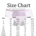 thumbnail image 3 of Women Menstrual Period Briefs Mesh Panel High Absorbency Leak Resistant Flexible Stretch Daily Wear Underwear Blue 4XL, 3 of 5