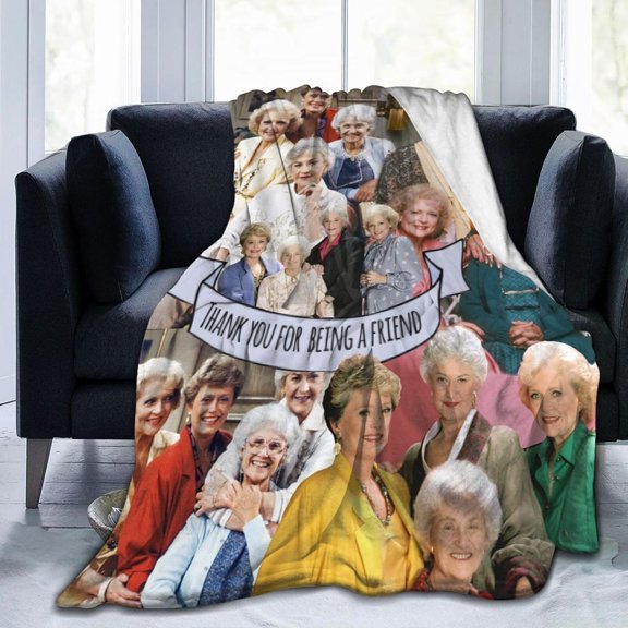 Throw Blanket Lightweight Plush Fuzzy Cozy Soft Blankets and Throws for Sofa 50"x40"