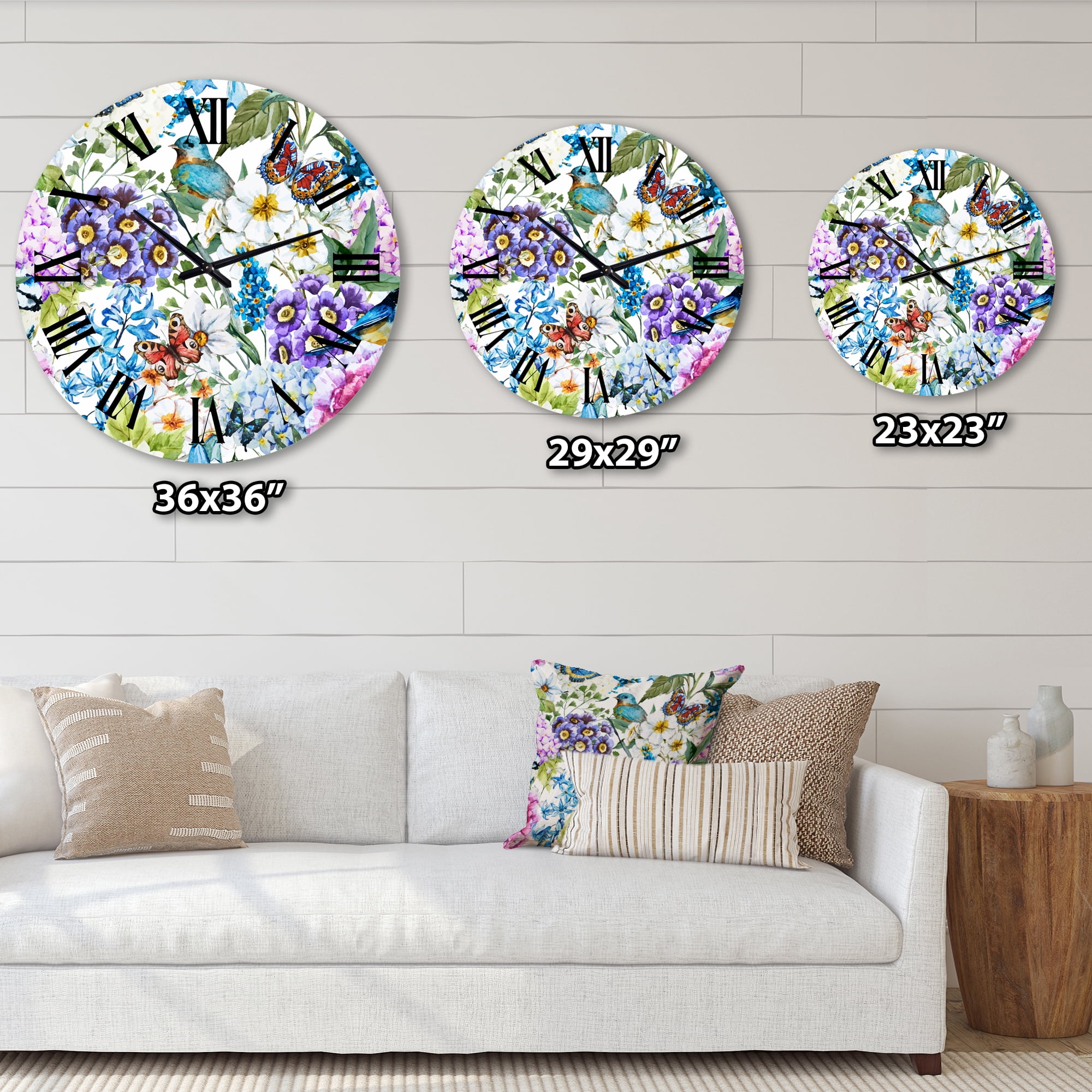 Designart 1 in Quartz Modern/Contemporary Wall Clock