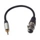 thumbnail image 1 of Moyic Cable de audio Micrófonos Altavoces Conector macho de 3,5 mm a XLR Cable macho Cable de audio Micrófonos Altavoces Consolas de sonido Juegos de teclado y mouse para computadora Cable XLR hembra, 1 of 6
