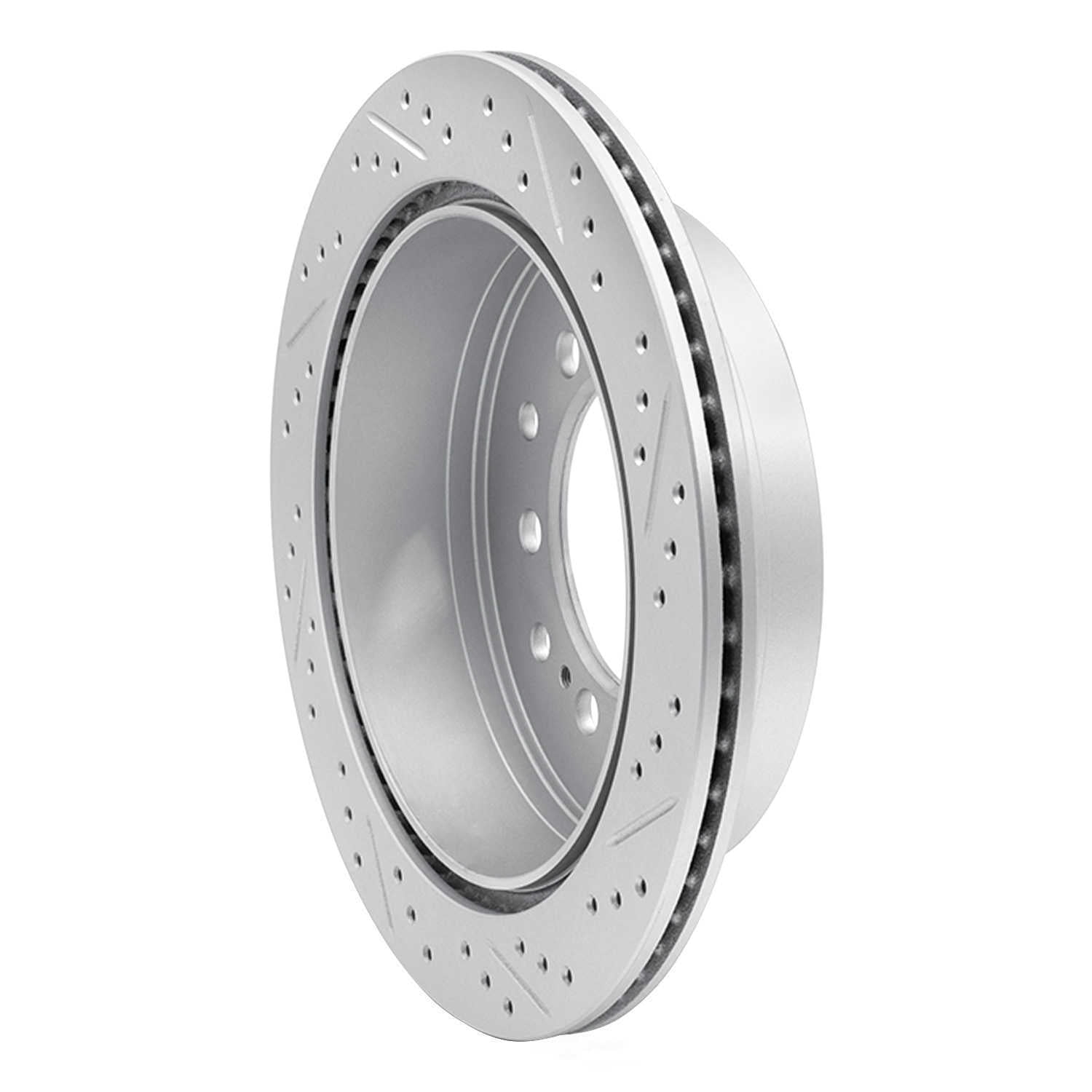 Dynamic Friction Company 830-76127L DFC Geoperformance Rotor - Drilled and Slotted