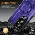 thumbnail image 5 of for Samsung Galaxy S25 Plus Case Magnetic with Camera Ring Kickstand, Slim Shockproof Military Protecive Wireless Charging Phone Cover Case Compatible with Samsung Galaxy S25 Plus, Purple, 5 of 7