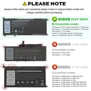 33YDH Laptop Battery For Dell Inspiron 15 7000 17 7773 7778 7786 7779 2in1 G3