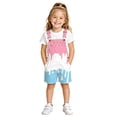 thumbnail image 2 of WhouRiu Girls Casual Sleeveless Jumpsuits Ice Cream Print Loose Overalls With Pockets Kids Summer Lightweight Breathable Cute Onesies,8-9 Years, 2 of 3