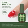 thumbnail image 2 of Quitaesmalte de uñas Quick Gel Nail Cleaner 15 ml Magic Bursting Removal Liquid Take Off para laca de uñas, 2 of 4