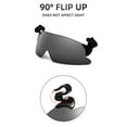 thumbnail image 6 of Polarized Clip On Sunglasses Hat Clipping on Sunglasses for Men Women UV Protection, 6 of 9
