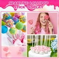 thumbnail image 2 of Lollipop Wrapping Kit,110pcs Small Cake Pop Bags 100pcs Paper Lollipop Sticks 110pcs Gold Twist Ties, 2 of 9