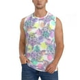 thumbnail image 2 of Picia Sea Turtles mens Cotton Tank Undershirts , Moisture-wicking Ribbed Tanks, Lightweight Cotton Tank Undershirts-Large, 2 of 8