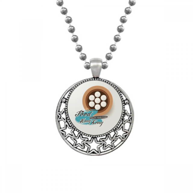Hong Kong xiaolongbao dumpling China Collares Colgante Retro Moon Stars Jewelry Unbranded M