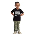 thumbnail image 3 of Worlds Okayest Bro Sibling Brother Youth T Shirt Tee Boys Infant Toddler Brisco Brands 6M, 3 of 4