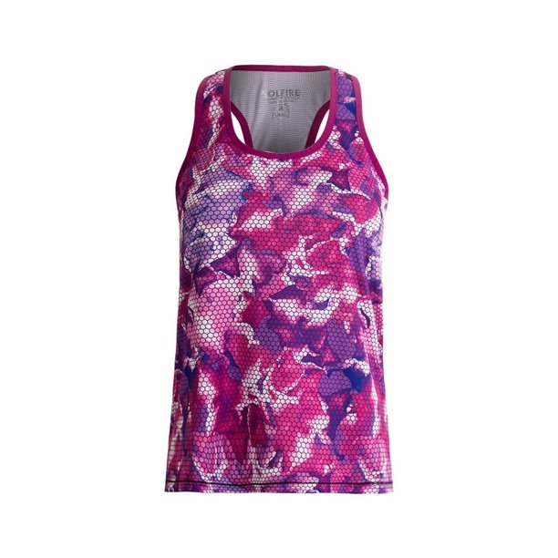 SOLFIRE Womens Stretch Your Limits Tank Top raspberry S