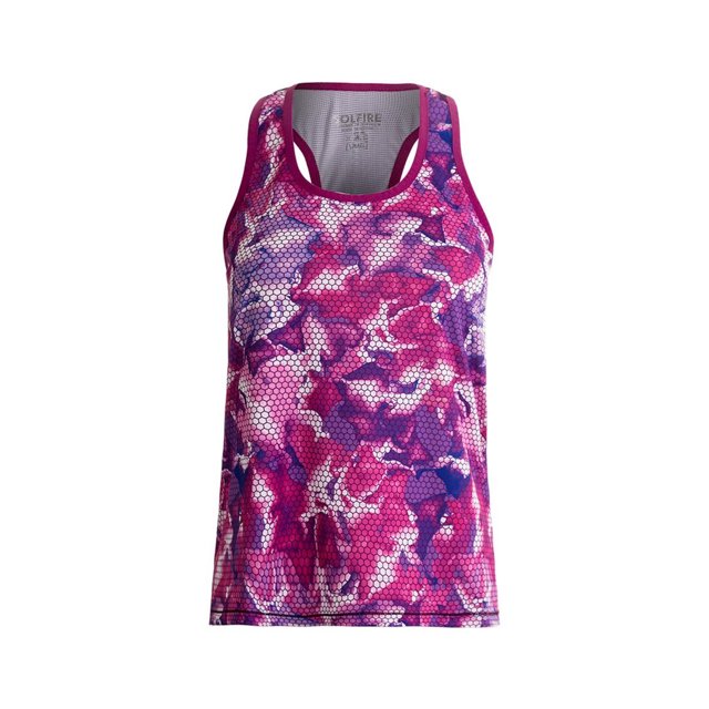 SOLFIRE Womens Stretch Your Limits Tank Top raspberry S