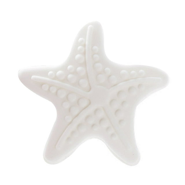 facefd Starfish Shaped Luminous Crash Pad Mat Adhesive Door Lock Silicone Shockproof Pad 4.5cm