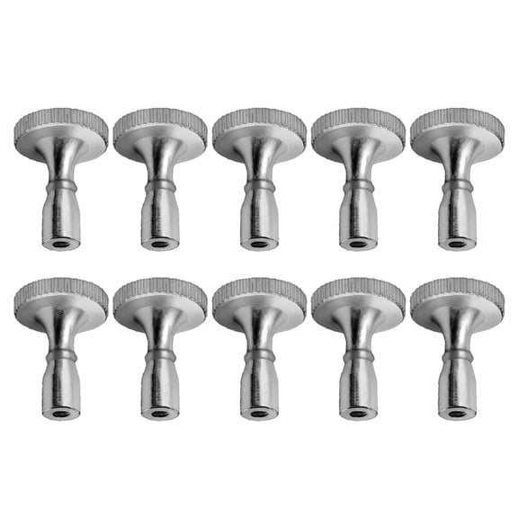 10Pcs Lamp Switches Knobs Replacement Lamp Turn Knob Metal Lamp Switches Knob Standard Size Twist Knob for Common Lamp