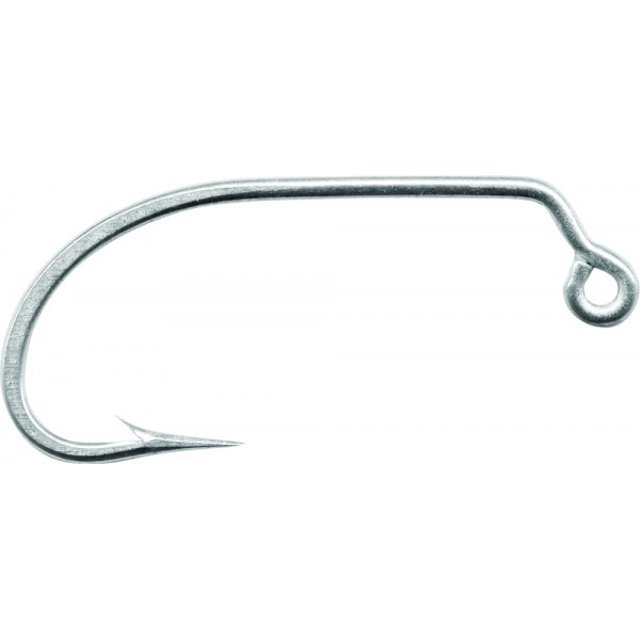 Mustad 34185 O'Shaughnessy Jig Classic Hook, 60 Degree Bend,