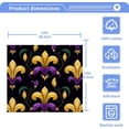 thumbnail image 5 of Coolnut Mardi Gras Washcloths Set of 6-12 x 12 inch Pure Cotton Wash Cloth Highly Absorbent and Soft Fingertip Towels Face Cloths for Bath, Spa Wash cloth, 5 of 7