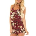 thumbnail image 1 of zanvins Womens Jumpsuits Casual Womens Floral Printed Pocket Strapless Playsuits Short Jumpsuit Rompers, 1 of 7