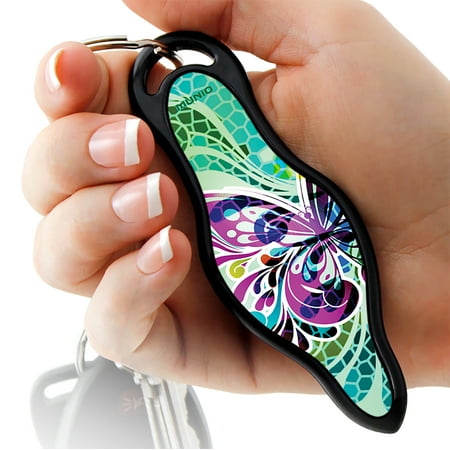 MUNIO Designer Self Defense Keychain with Ebook (Butterfly