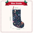 thumbnail image 3 of Lsque Colorful Flowers Pattern 18 Inch Christmas Stockings, Festive Holiday Stocking for Christmas Decorations Holiday Decor, 3 of 8