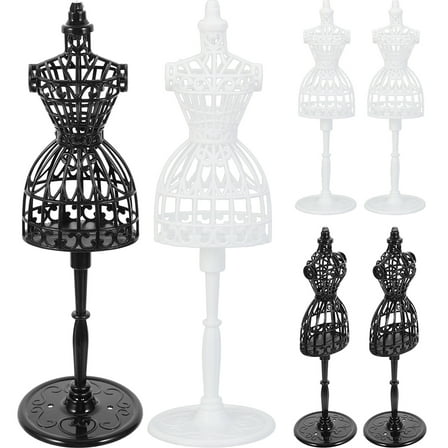 STOBOK 6Pcs Doll Clothes Mannequin Miniature Model Plastic Home Decoration Giving