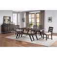 thumbnail image 5 of Coast To Coast Imports Aspen Court Wood Dining Chairs in Brown Rub (Set of 2), 5 of 6
