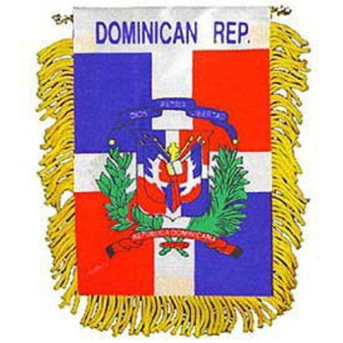Dominican Republic Flag Mini Banner NEW