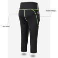 thumbnail image 4 of Leggings de yoga para mujer Pantalones capri Secado rápido Bolsillo de cintura alta Bodycon Jogging Abanopi Leggings de yoga para mujer, 4 of 7