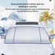 thumbnail image 4 of Funda para parabrisas de coche con protectores de nieve y retrovisores | Tela Oxford gruesa y película de aluminio | Parasol antirrobo, resistente al viento y al hielo para coches, SUV, camio, 4 of 5