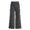 Dark Gray, variant on Girls Elastic Waist Wide Leg Sweat Pants, Solid Vertical Seam Baggy Loose Kids Casual Jogger Trousers for Back to School Autumn Winter Daily Campus Wear(Army Green,7-8 Years)