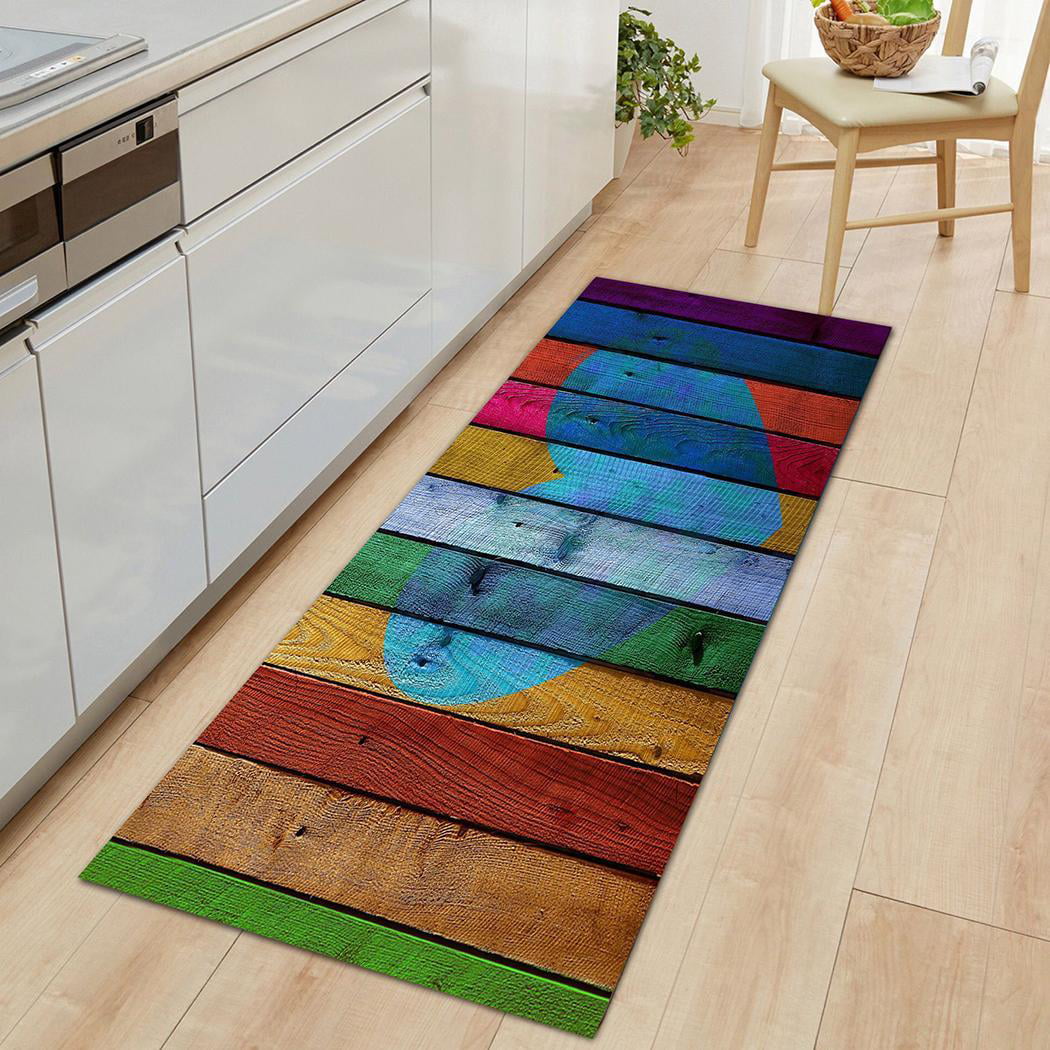 60x40cm Cute Non-Slip Bedroom Kitchen Floor Mat Entrance Floor Area Rug Door Rug 