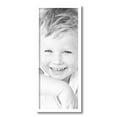 thumbnail image 2 of ArtToFrames 10" x 25" Contemporary White Picture Frame, 10x25 inch White Wood Poster Frame (WOM-4164), 2 of 8